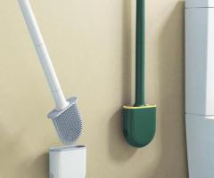 Silicon toilet brush