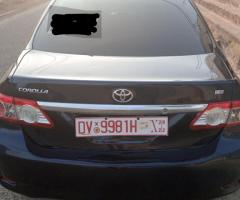 Toyota Corolla le 2013 model