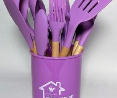 Silicone Kitchen Utensils Set - Image 2