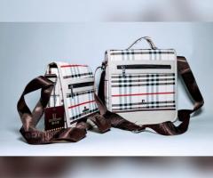 2-piece men's leather bags - Image 2