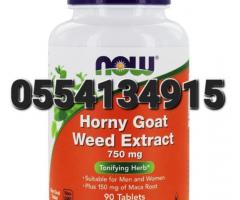 NOW Horny Goat Weed 750 Mg 90-Tablets