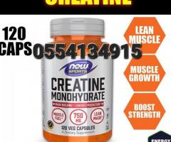 NOW Creatine Monohydrate 750mg 120Capsules. - Image 4